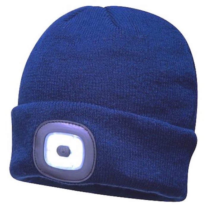 Varm LED-Beanie