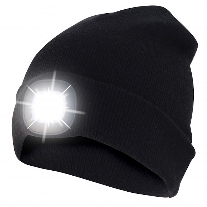 Varm LED-Beanie