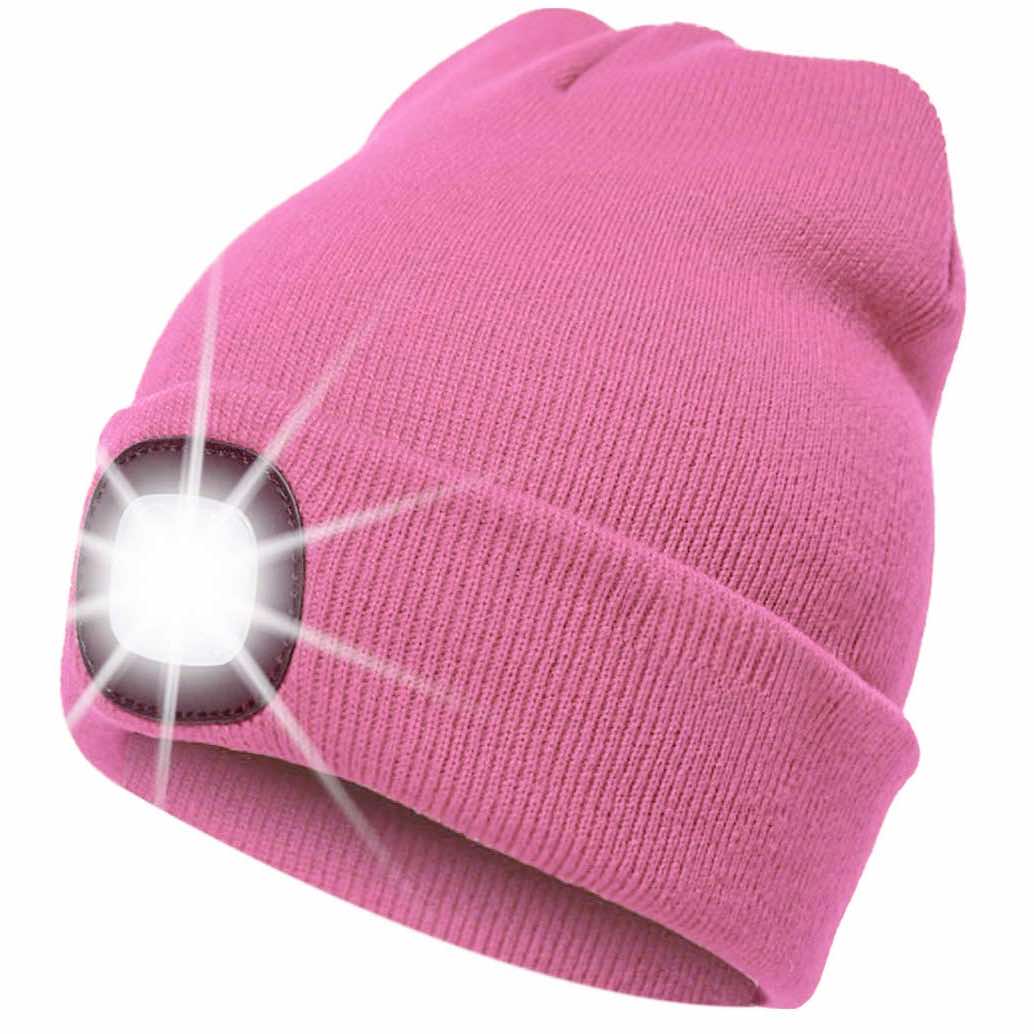 Varm LED-Beanie