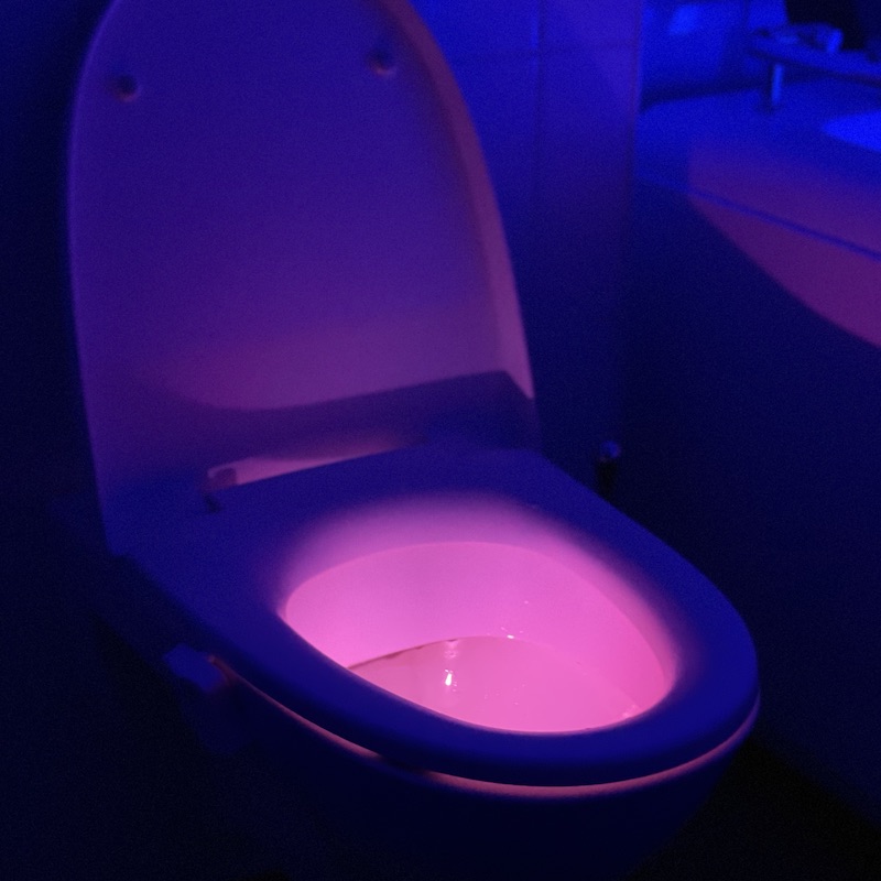 LED-belysning til WC